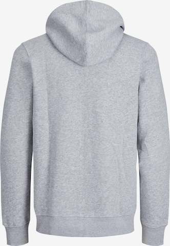 Jack & Jones Plus Zip-Up Hoodie 'Bradley' in Grey