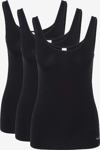 SPEIDEL Unterhemd 'Bambus' in Schwarz: Vorderseite