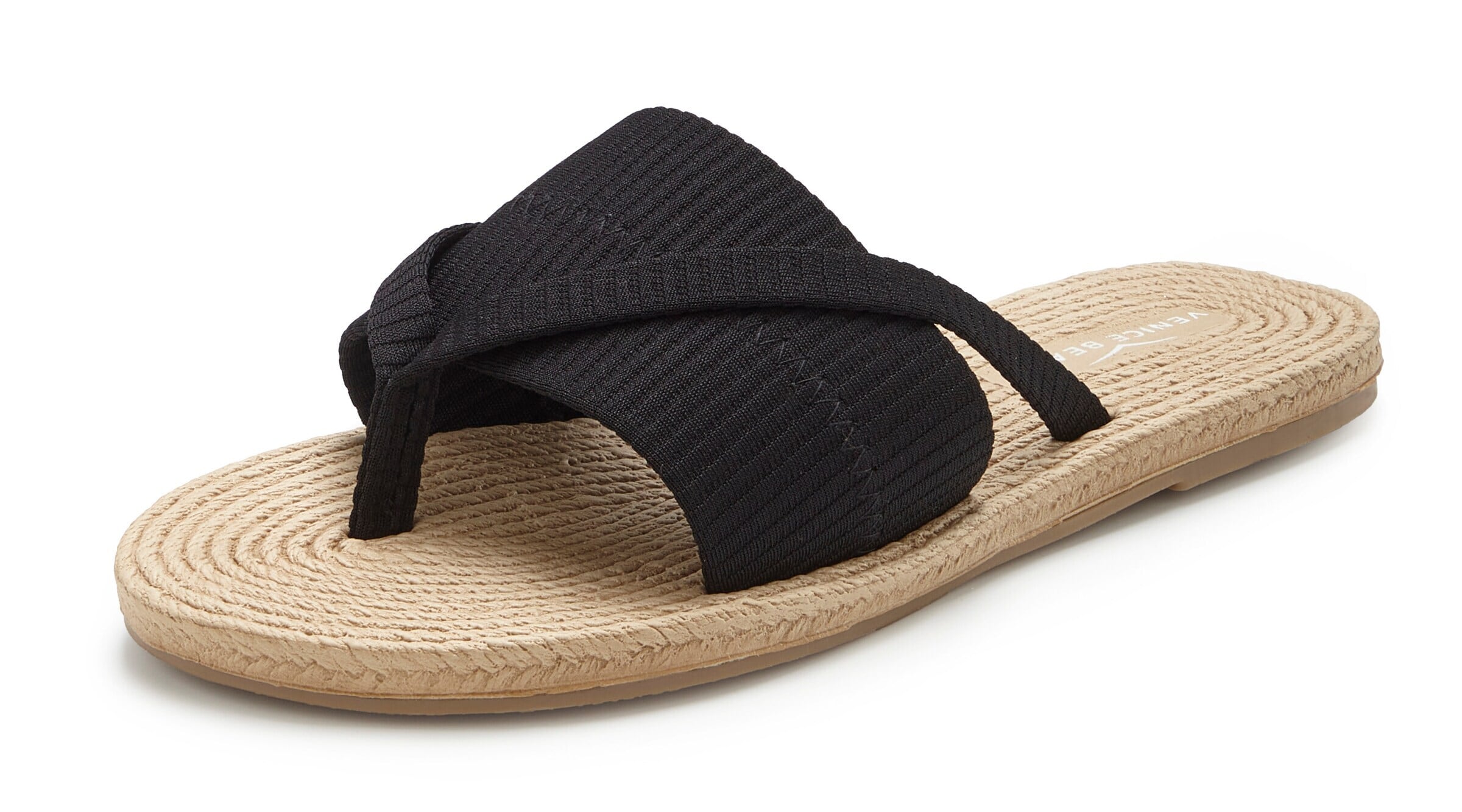 Flip-flops de la VENICE BEACH pe negru: față