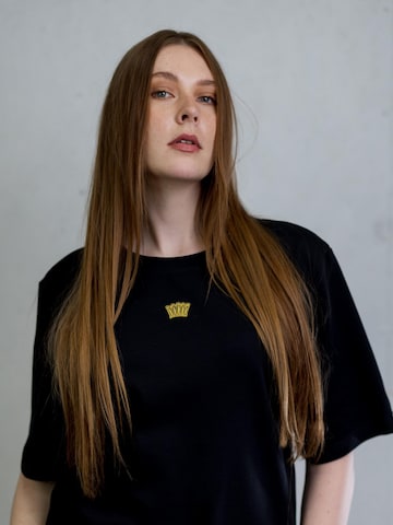 RADADA Shirt 'Little Crown' in Black