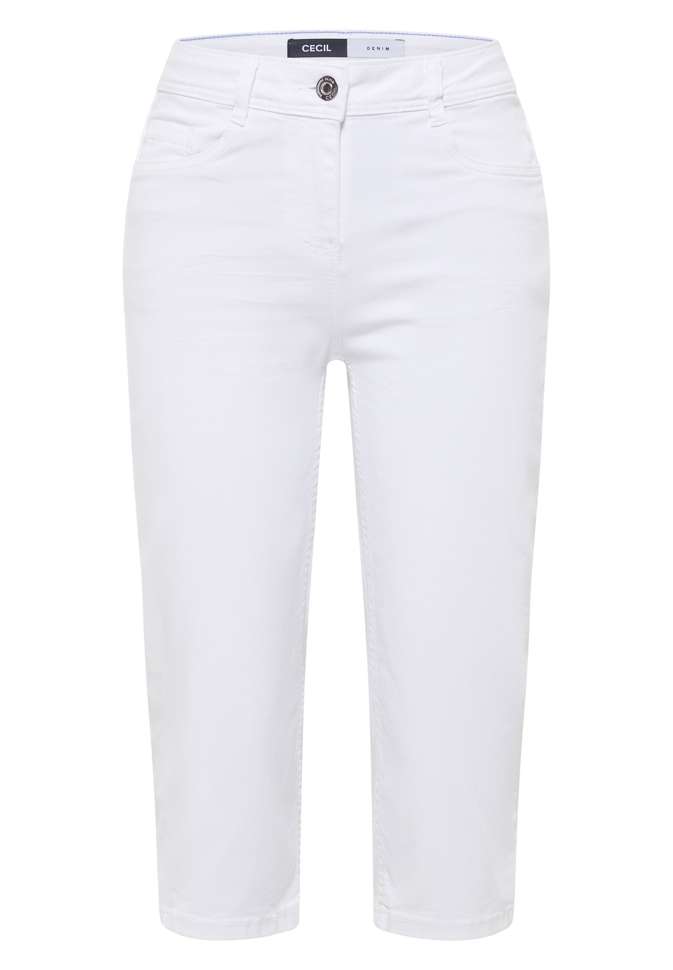 CECIL Slimfit Jeans in Weiß: Vorderseite
