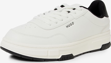 Baskets basses HUGO en blanc : devant