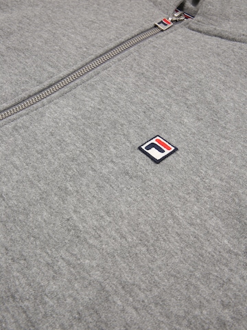 FILA Sweatvest 'BORNO oversized raglan 2-way zip hoodie' in Grijs