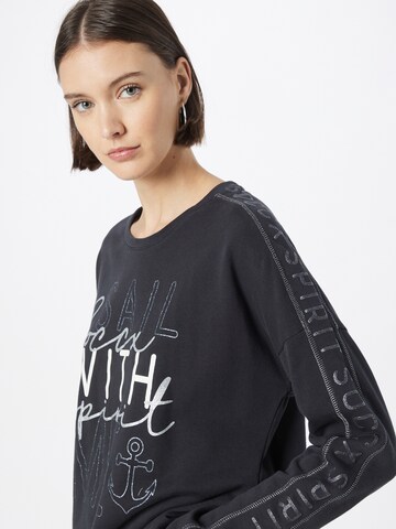 Soccx - Sweatshirt 'Into The Blue' em preto