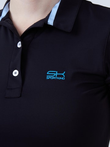 SPORTKIND Functioneel shirt 'Poloshirt' in Zwart