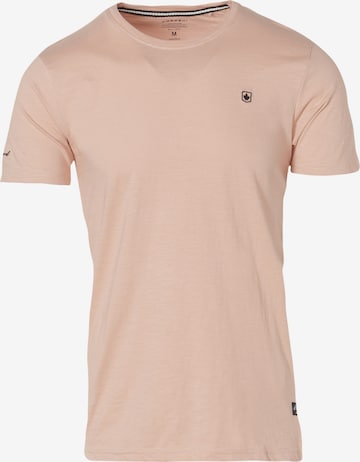 T-Shirt KOROSHI en rose : devant