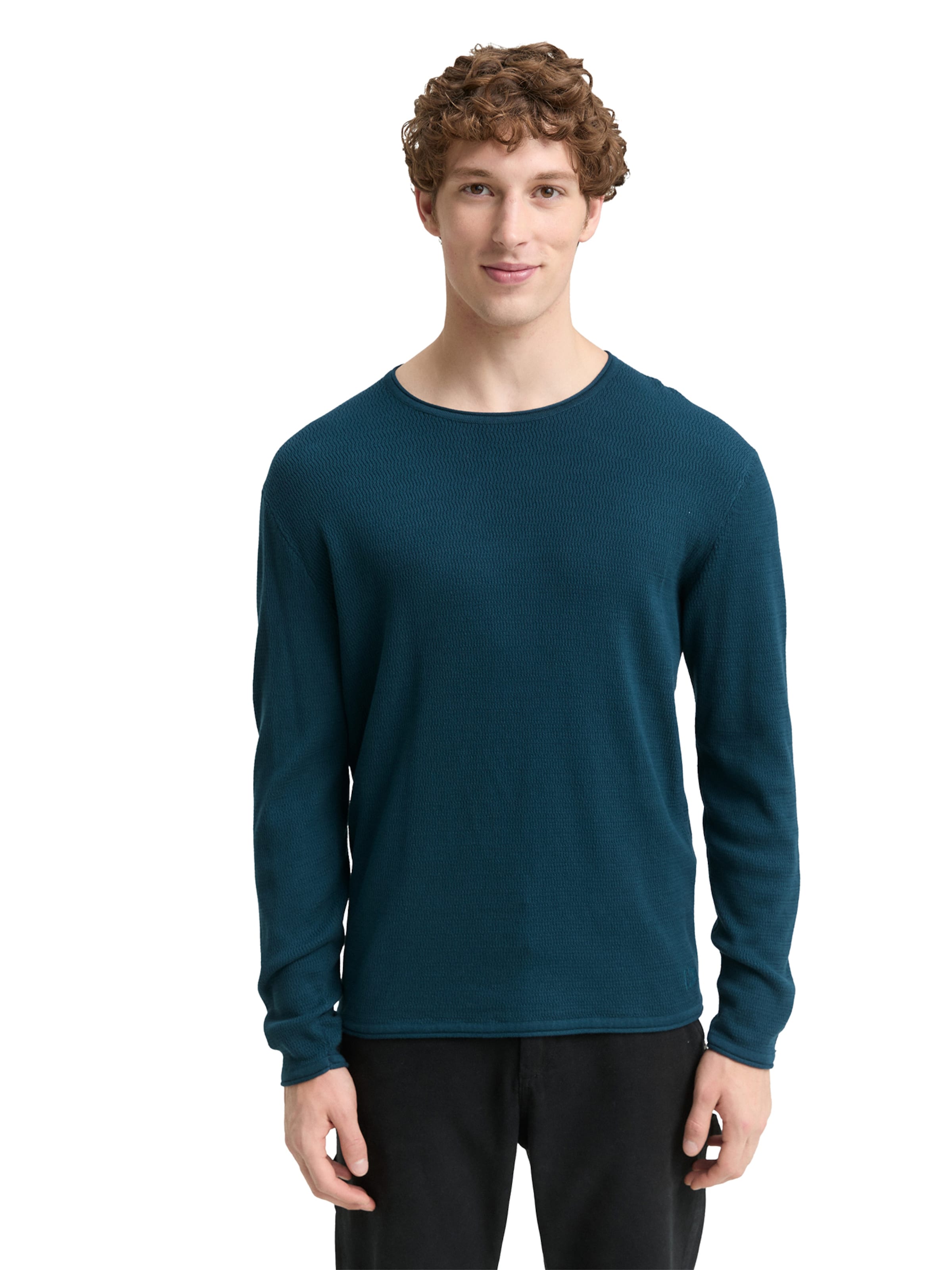 Pullover di TOM TAILOR DENIM in blu: frontale