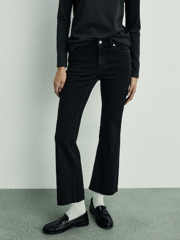 MANGO Flared Jeans 'SIENNA' in Black