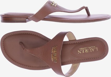 Lauren Ralph Lauren Sandals & High-Heeled Sandals in 41 in Brown: front