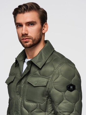 Veste mi-saison Ombre en vert
