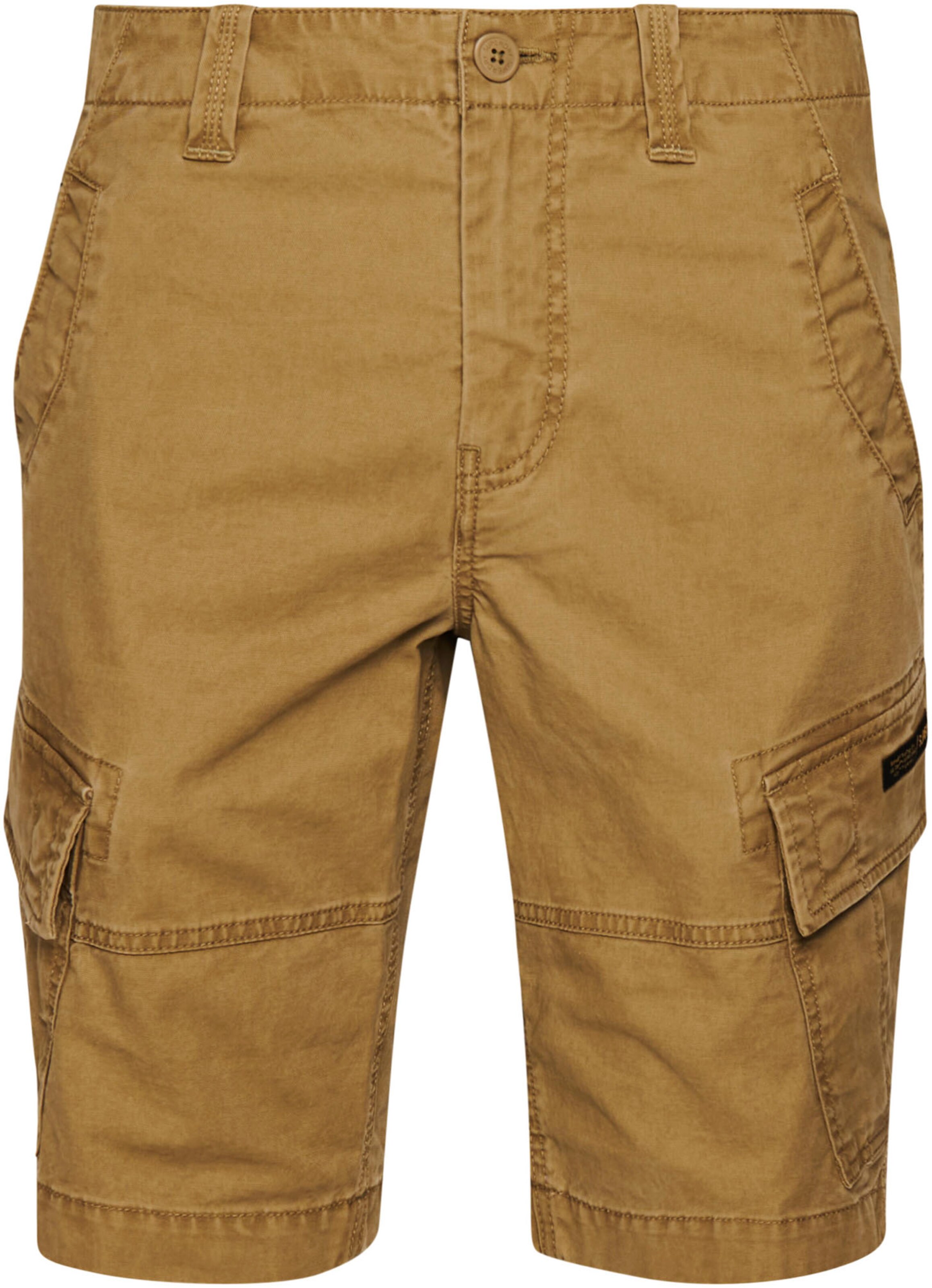 Superdry Regular Shorts in Braun: Vorderseite