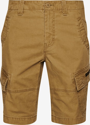 Superdry Cargo trousers in Brown: front