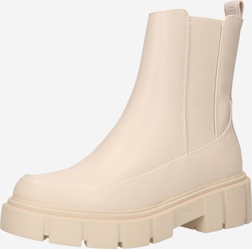 MTNG Chelsea Boots 'MARS' i beige: forside