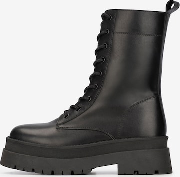 PS PoelmanČizme sa vezicama 'Korio' - crna boja: prednji dio