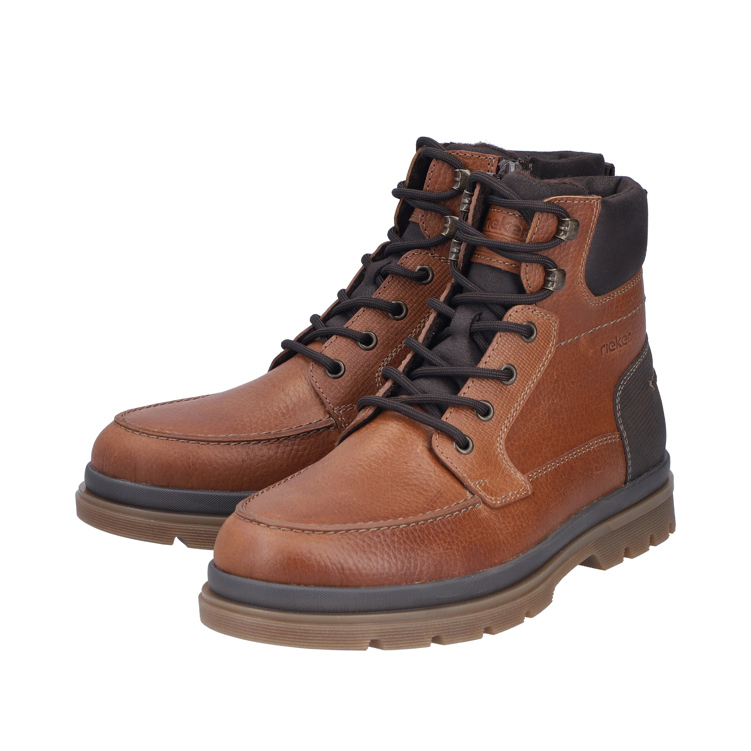 Bottes à lacets 'F7041' Rieker en marron