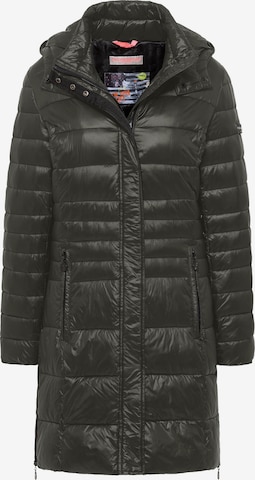 Frieda & Freddies NY Winter Coat 'Dalia 2' in Green: front
