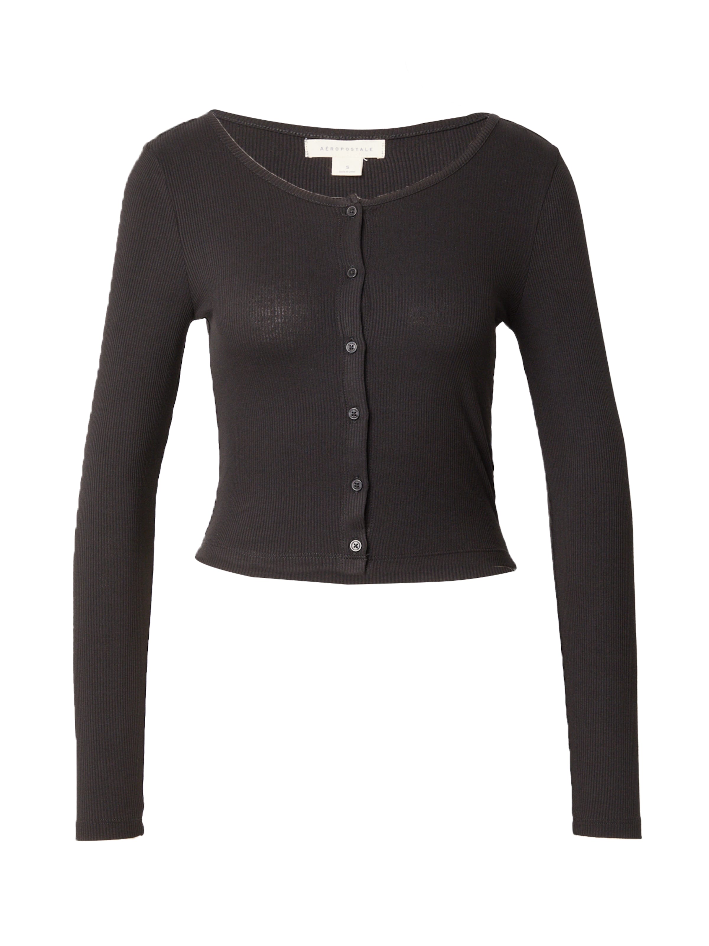 AÉROPOSTALE Μπλουζάκι σε μαύρο: μπροστά