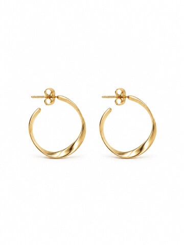 Boucles d'oreilles 'AVELINE SMALL' CHIVAL en or : devant