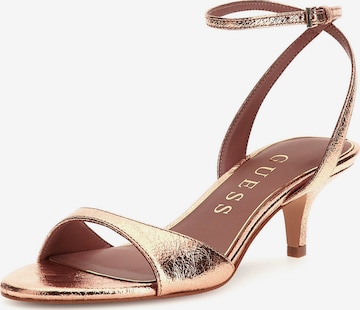 rožinė GUESS Basutės su dirželiais 'LERELA': priekis