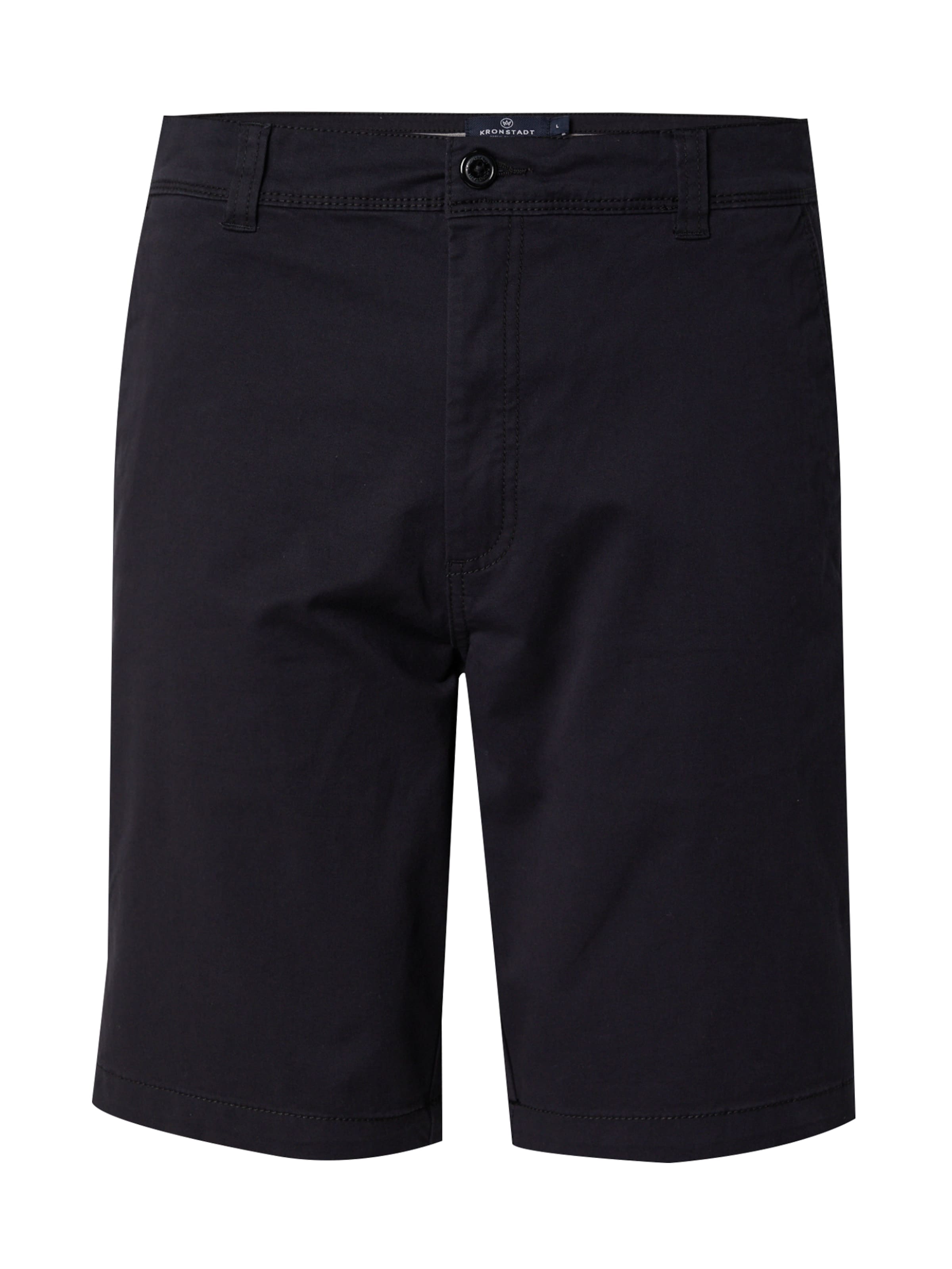 Kronstadt Chino nadrág 'Allen' - fekete: elől