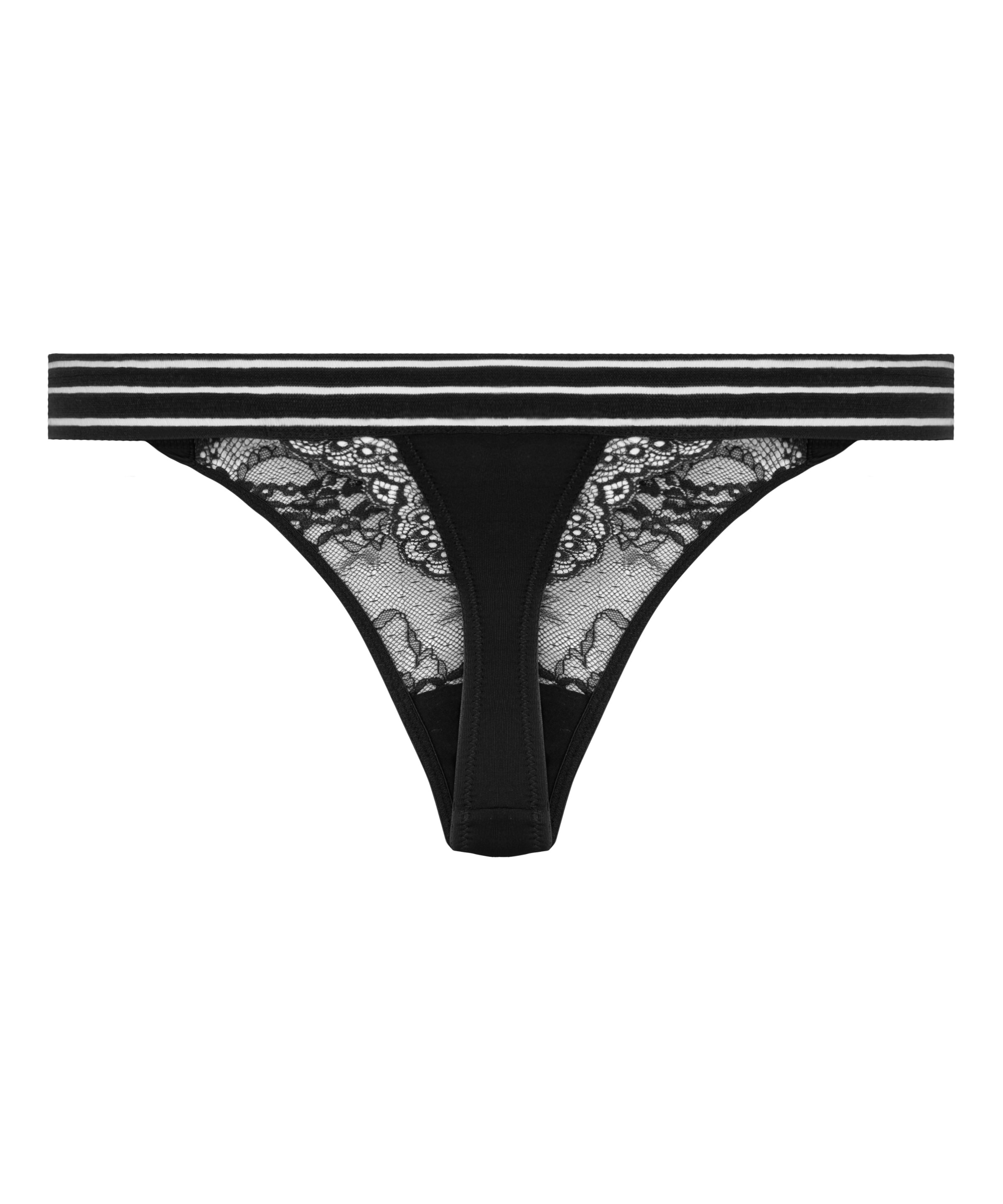 Hunkemöller String 'Sully' in Zwart