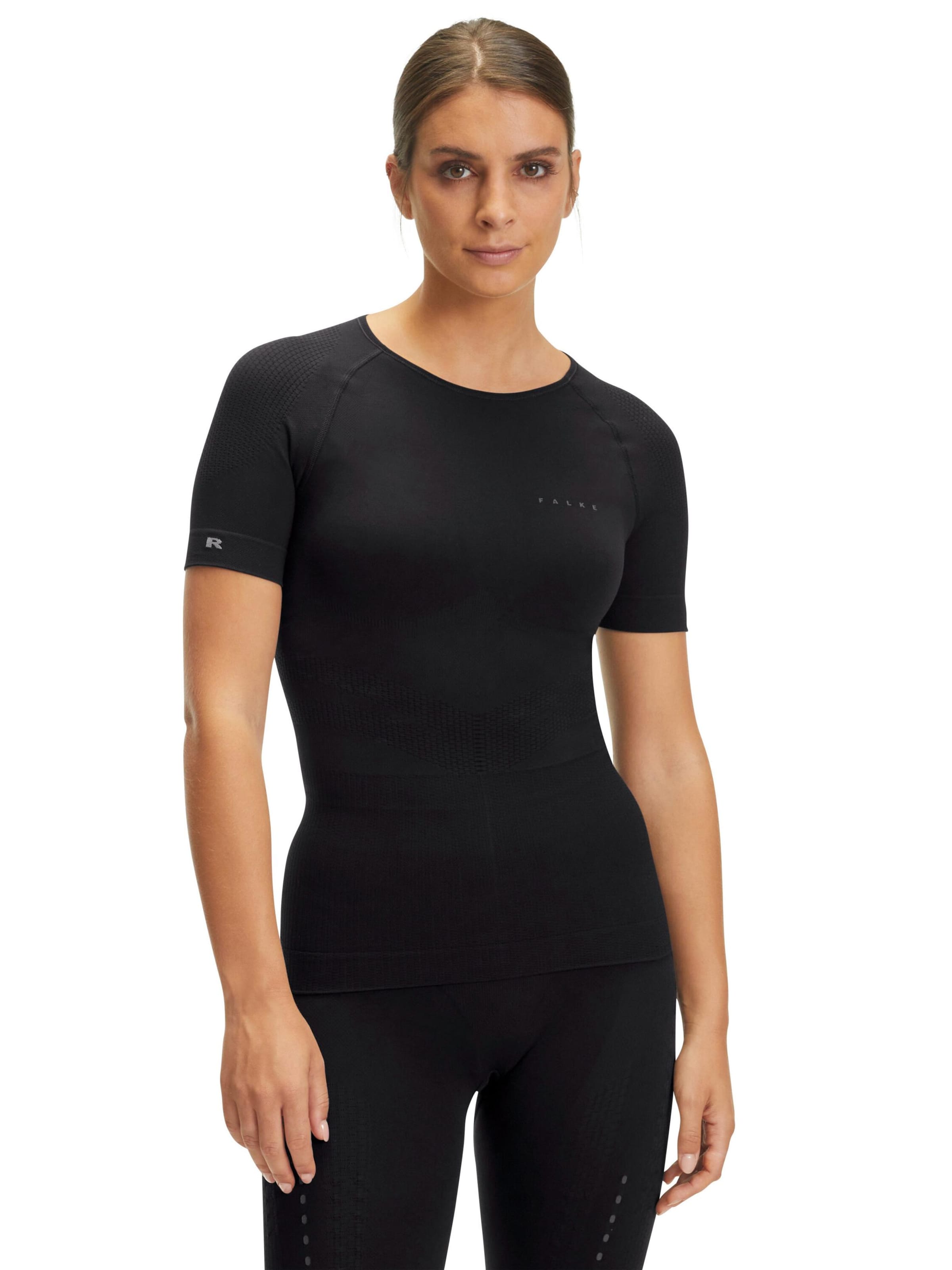 FALKE Performance Shirt 'Impulse Running' in Black: front