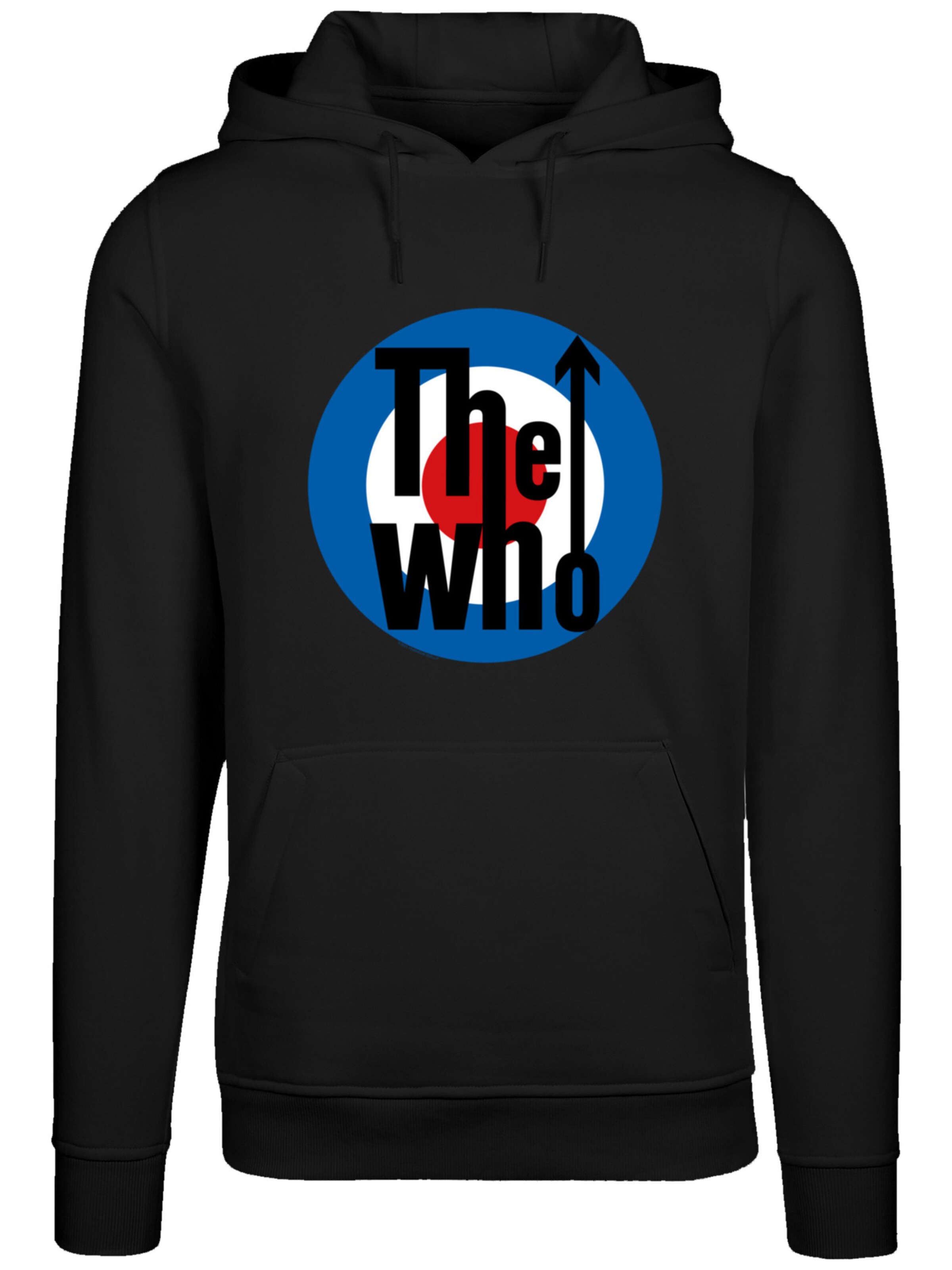 F4NT4STIC Sweatshirt 'The Who Target Classic' in Schwarz: Vorderseite