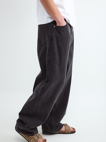 BALMOHK Vrečasti Kavbojke 'FRAN' | siva barva