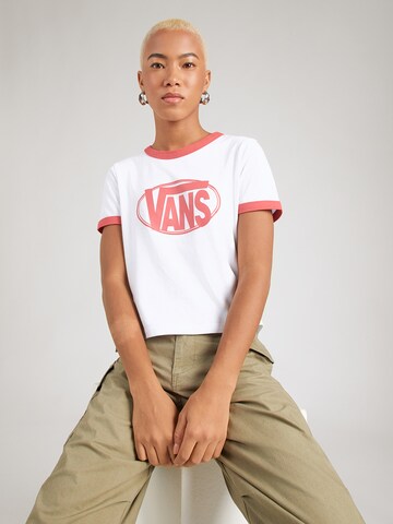 VANS - Camiseta en blanco: frente