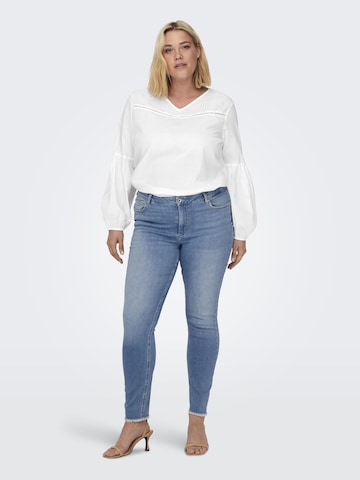 ONLY Carmakoma Blouse in Wit