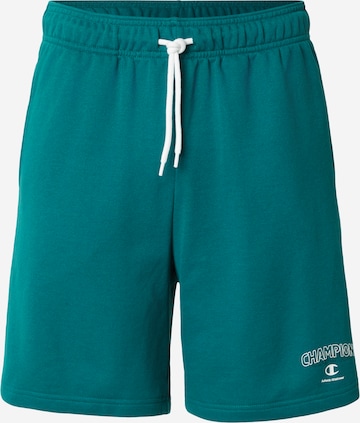 Champion Authentic Athletic Apparel Regular Pants in Green: front