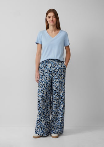 s.Oliver Wide leg Broek in Blauw