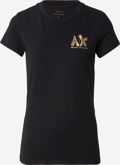 Marškinėliai iš ARMANI EXCHANGE, spalva – Auksas / juoda, Prekių apžvalga