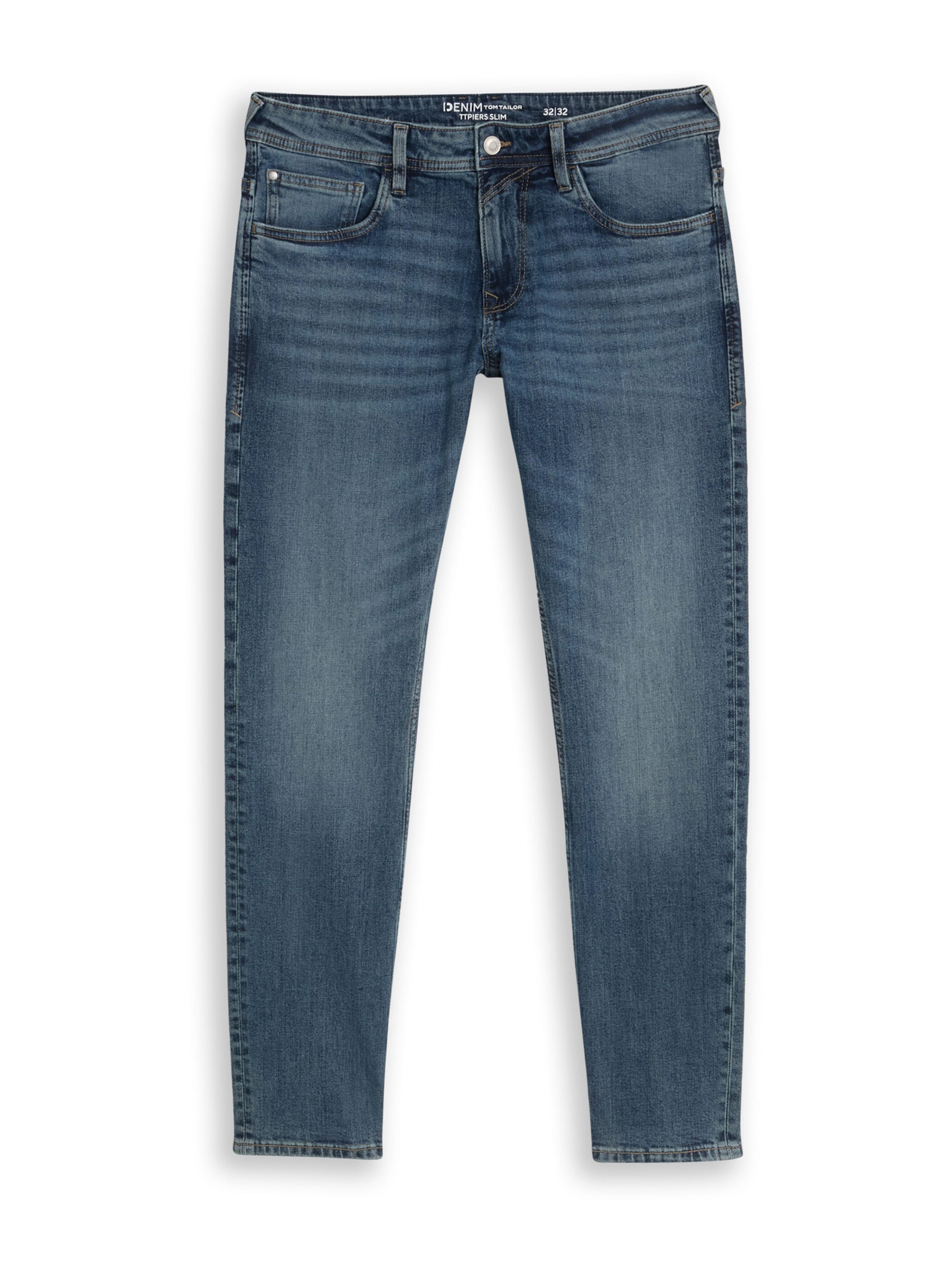TOM TAILOR DENIM - Slimfit Vaquero 'PIERS' en azul: frente