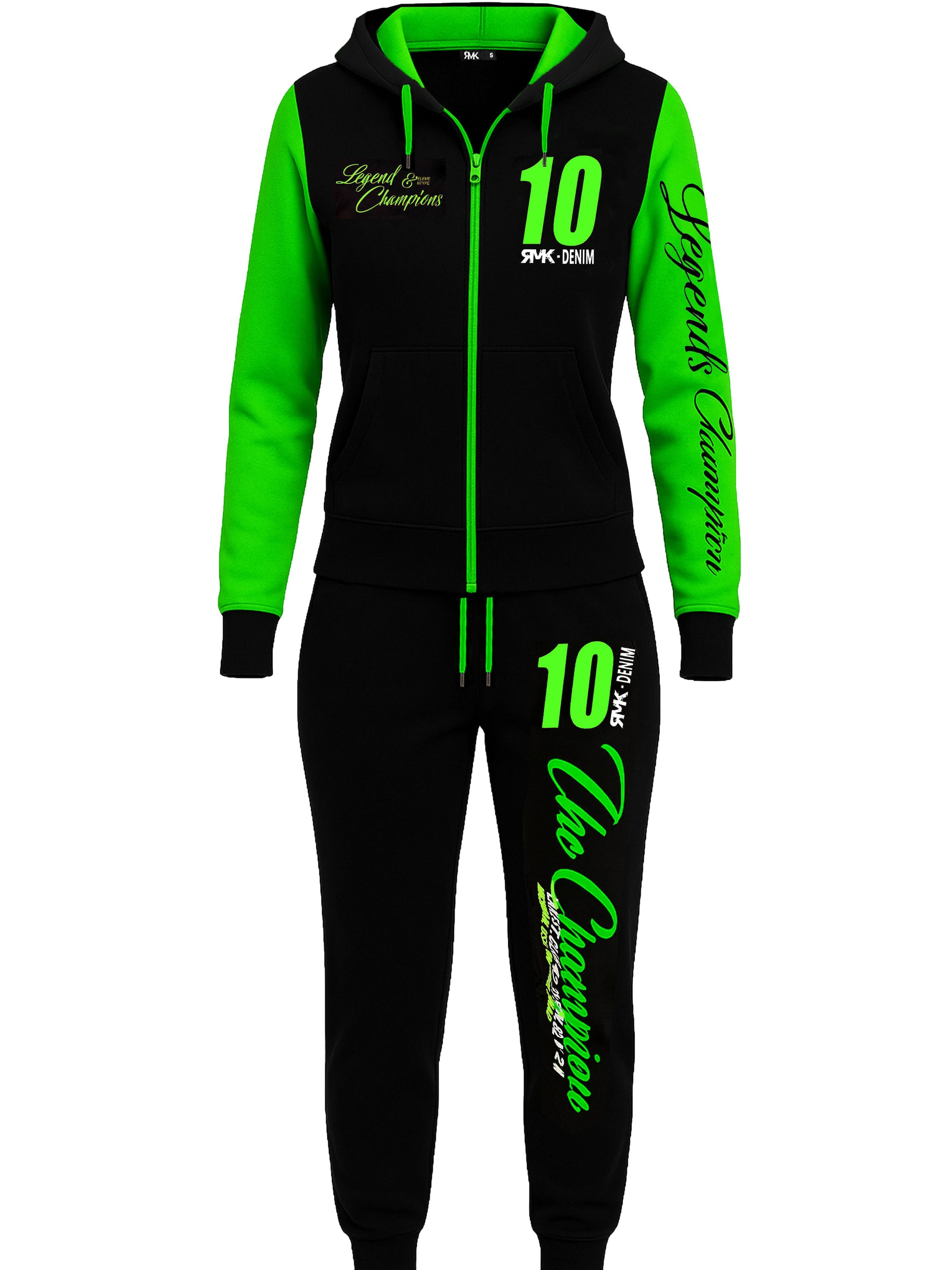 RMK Sports Suit 'Champions' in Green: front