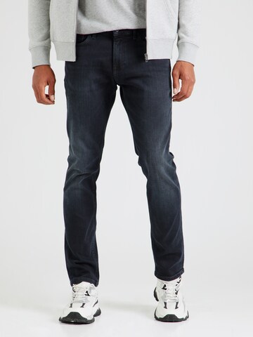 Tommy Jeans Slimfit Jeans 'Scanton' i svart: framsida