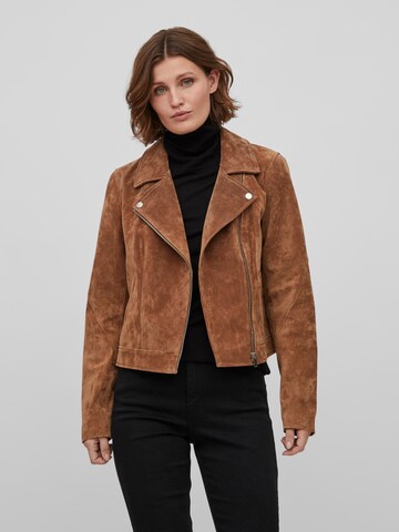 VILA Between-Season Jacket 'SUKKI' in Brown: front