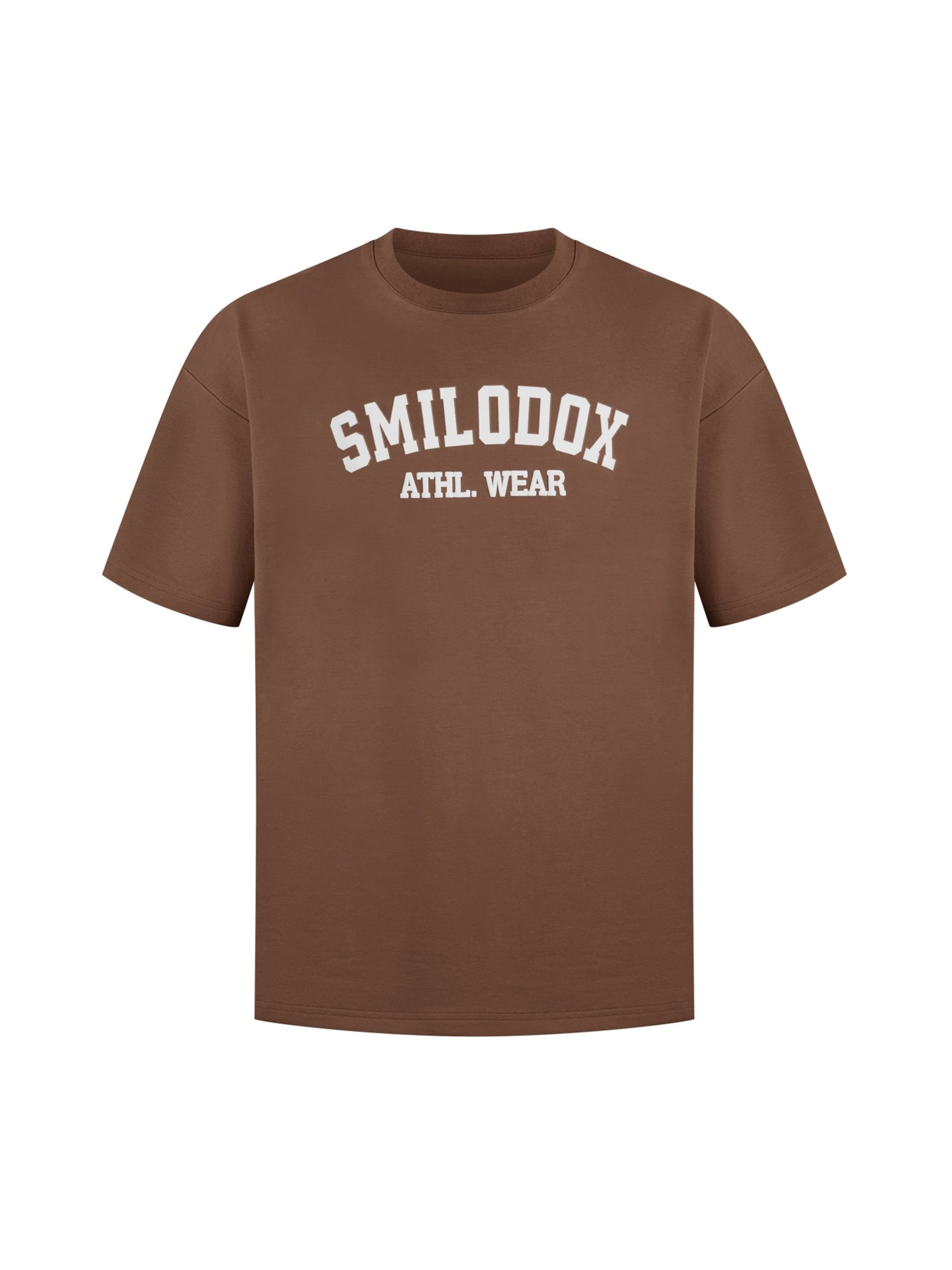 Smilodox Shirt 'Kayson' in Brown: front