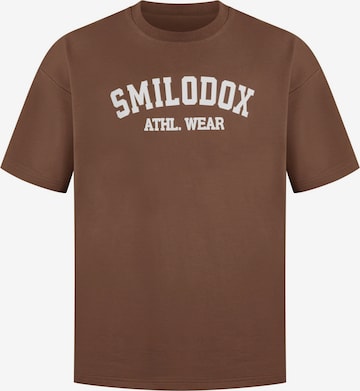 Smilodox Shirt 'Kayson' in Brown: front