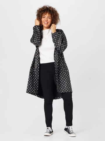 Zizzi Raincoat 'RAINY' in Black