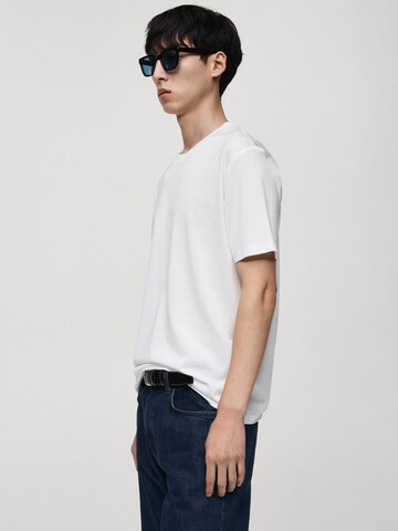 MANGO MAN T-shirt 'BELLOW' i vit