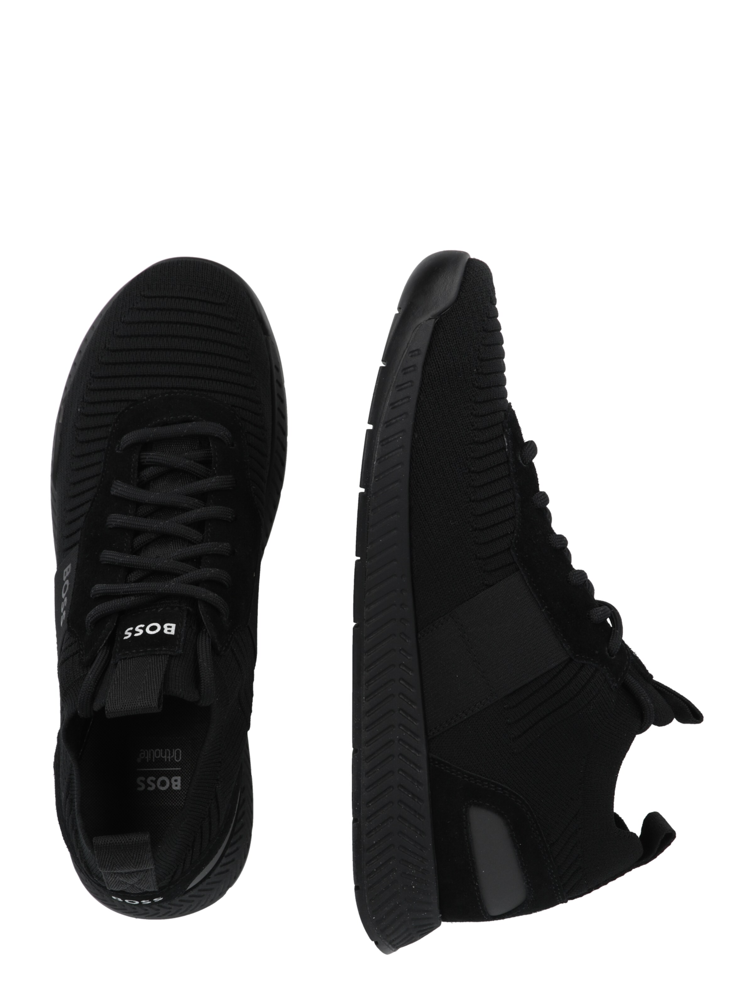 BOSS Sneaker low 'Titanium' i sort