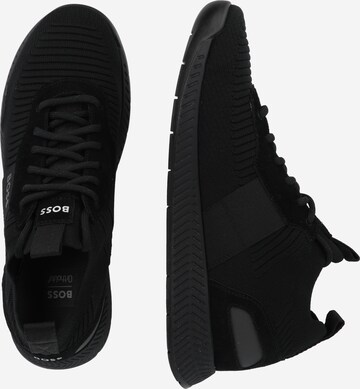 BOSS Platform trainers 'Titanium' in Black