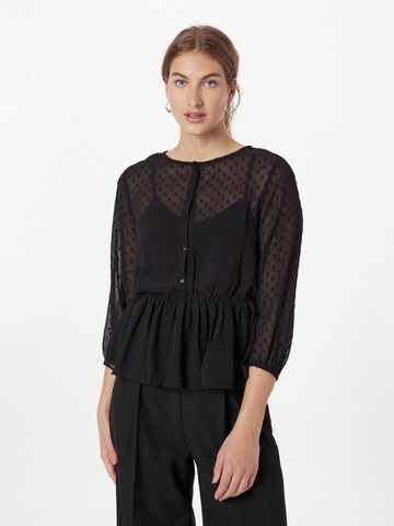 Camicia da donna 'Rosina' di ABOUT YOU in nero: frontale