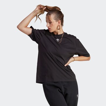 ADIDAS ORIGINALS - Camisa 'Adicolor Essentials' em preto: frente