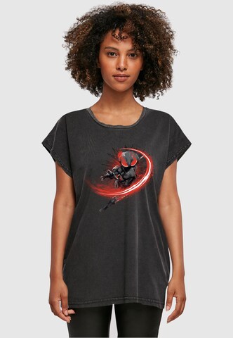 ABSOLUTE CULT T-Shirt 'Aquaman - Black Manta Flash' in Schwarz: predná strana