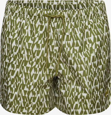 Shorts de bain ESPRIT en vert : devant