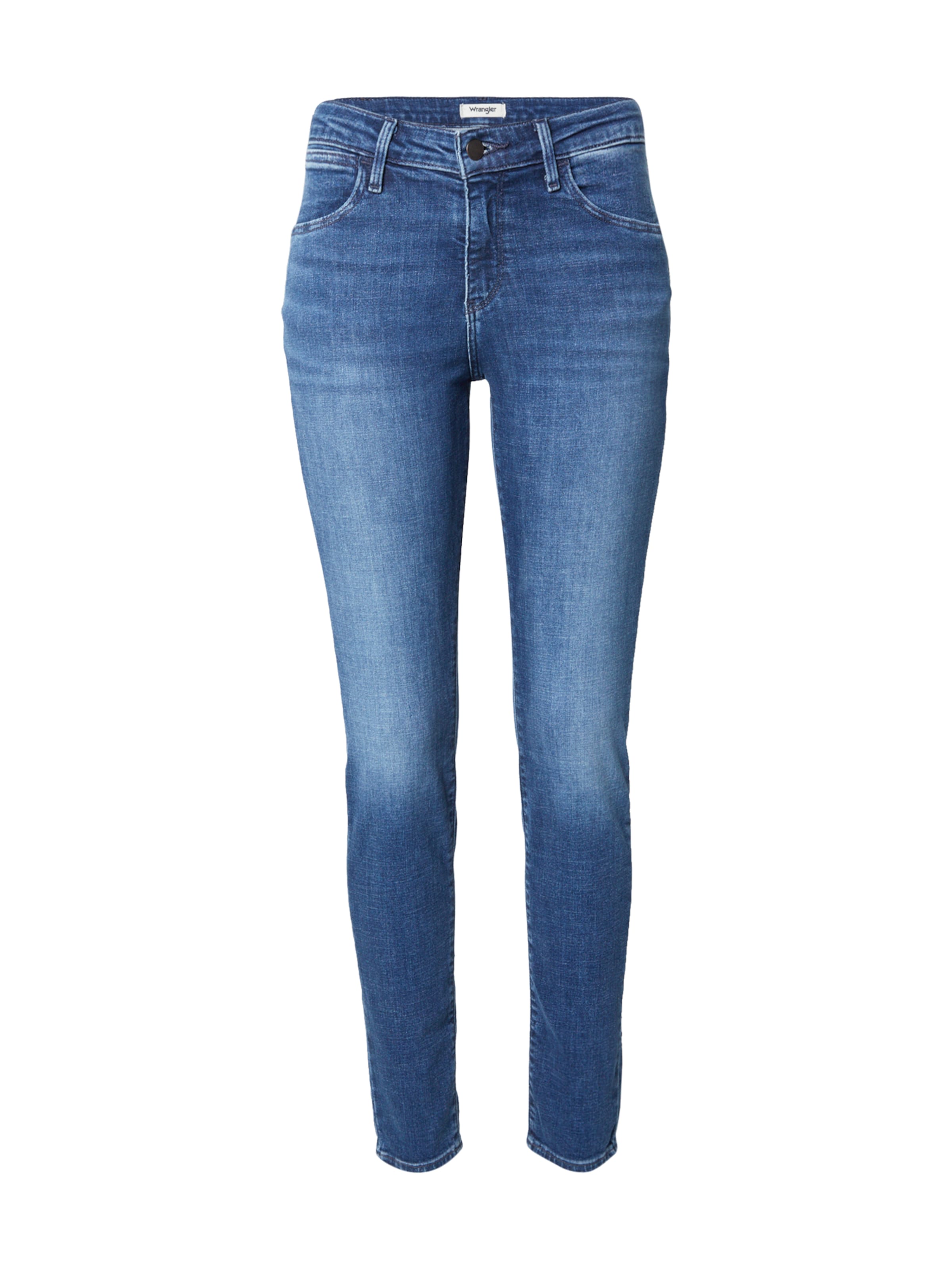 WRANGLER Skinny Fit Дънки в синьо: отпред
