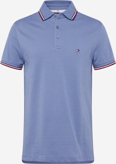 TOMMY HILFIGER Тениска в нейви синьо / гълъбово синьо / червено / бяло, Преглед на продукта