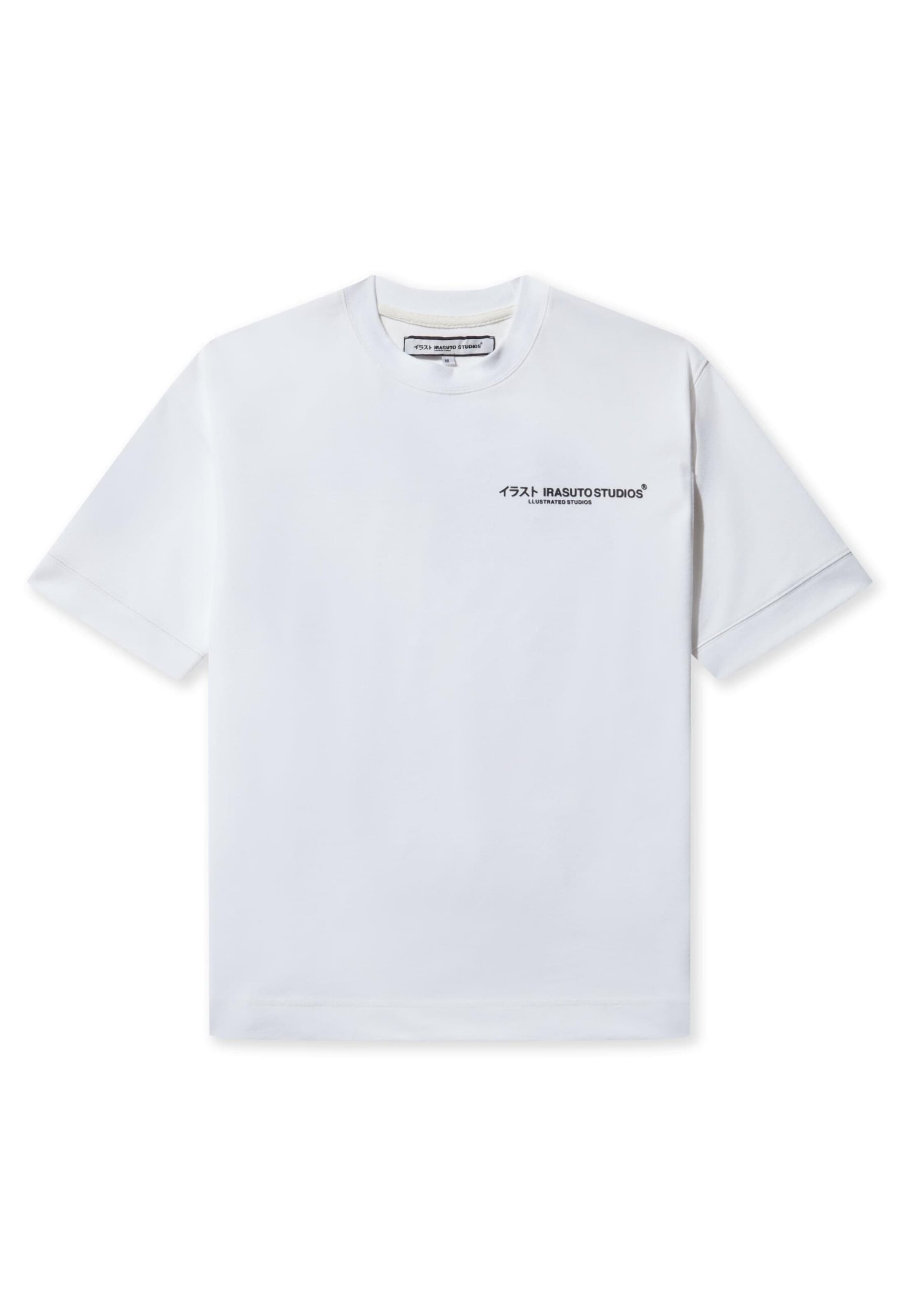 Irasuto Studios T-shirt 'Kao' i vit: framsida